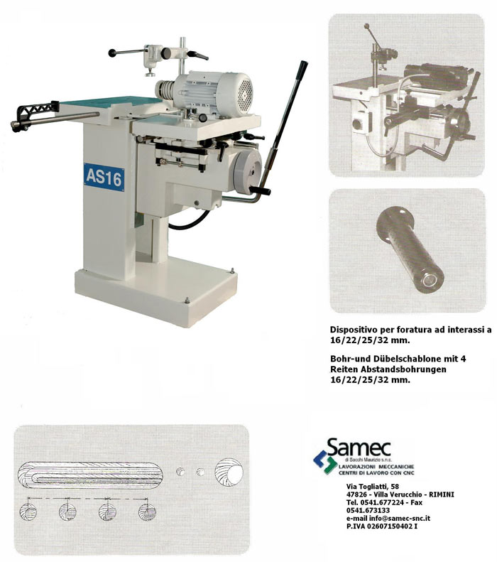 Dispositivo per foratura - Macchina AS16